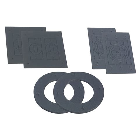 gasket for metal electrical box|electrical outlet insulation gaskets.